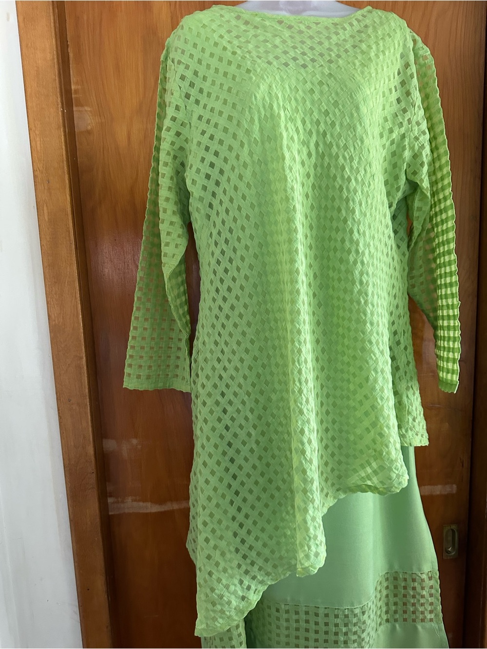Vintage Anthony Mark Hankins 2 Pc Lime Dress Set NWT 1X